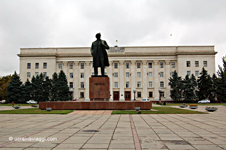 Kherson, il palazzo del Governo